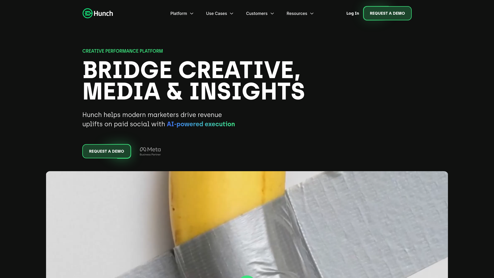 Screenshot of Hunch website