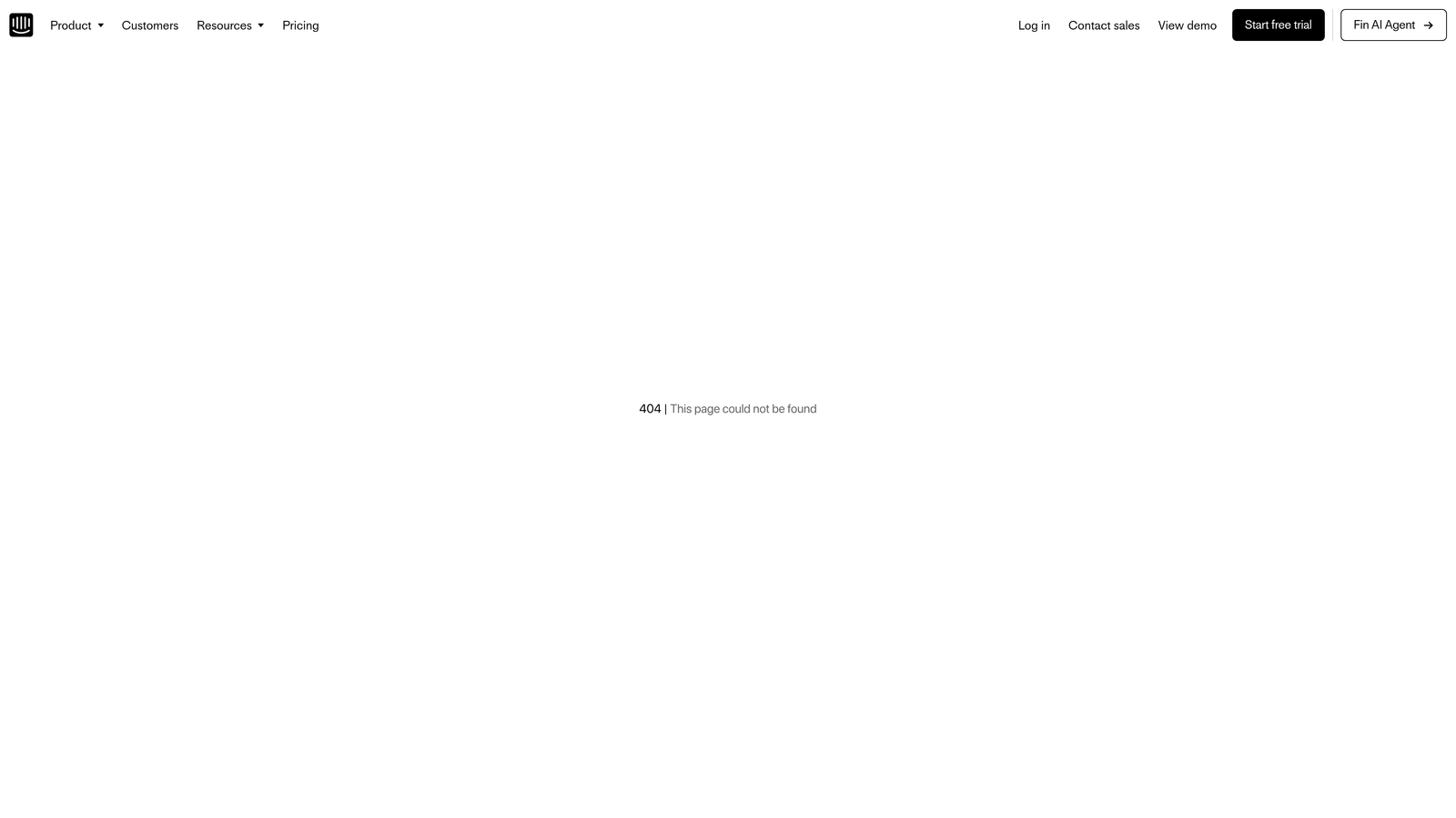 Screenshot of Intercom Reports website