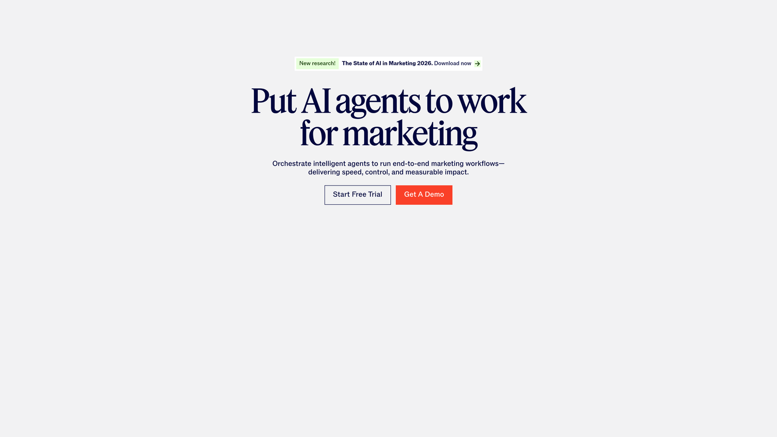 Screenshot of Jasper AI website