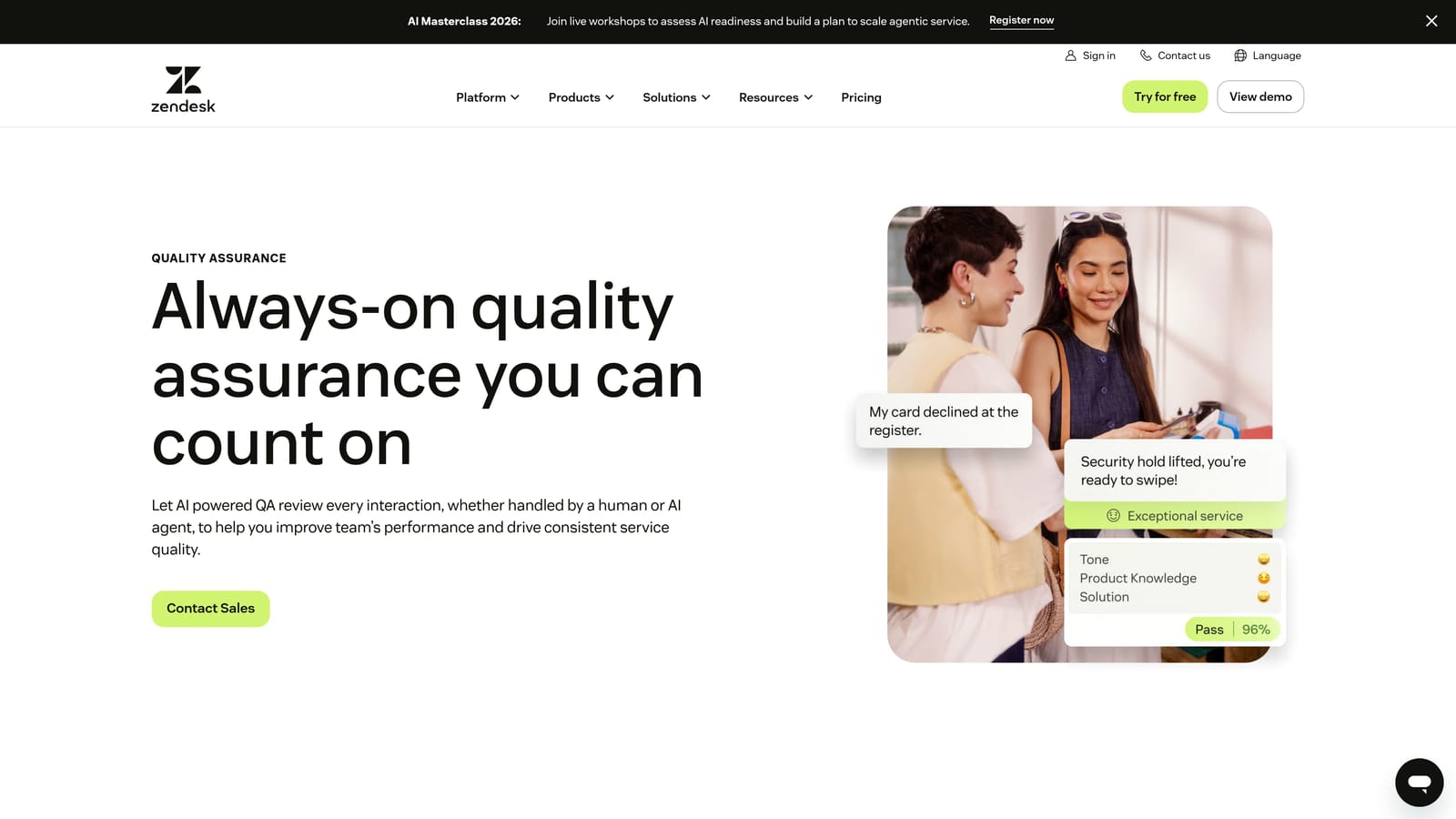 Screenshot of Klaus (Klausapp) website
