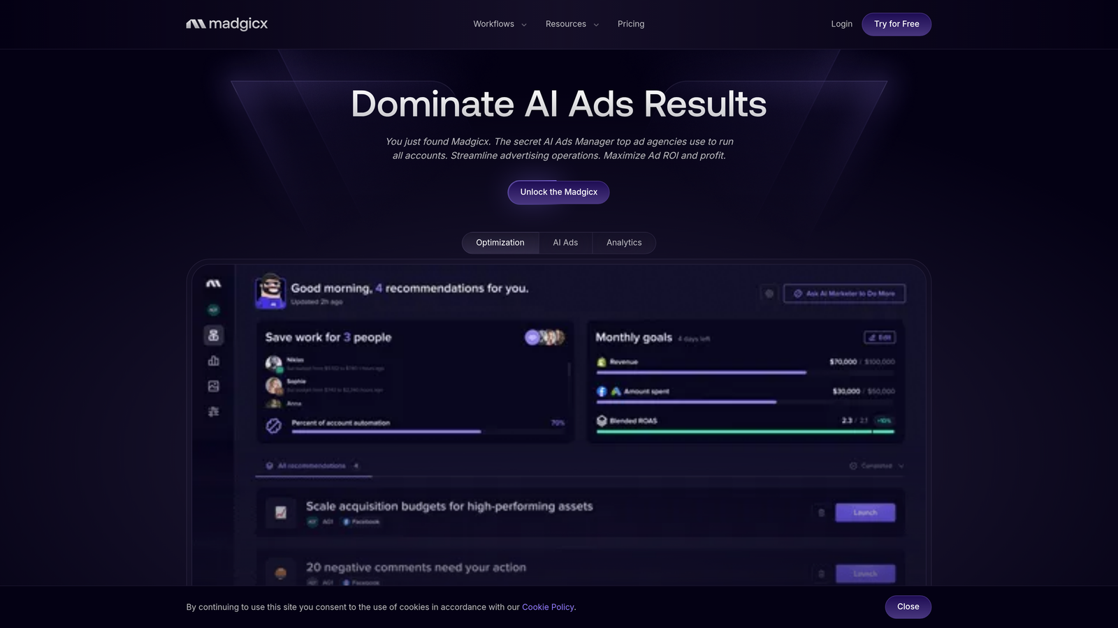 Madgicx AI Audiences