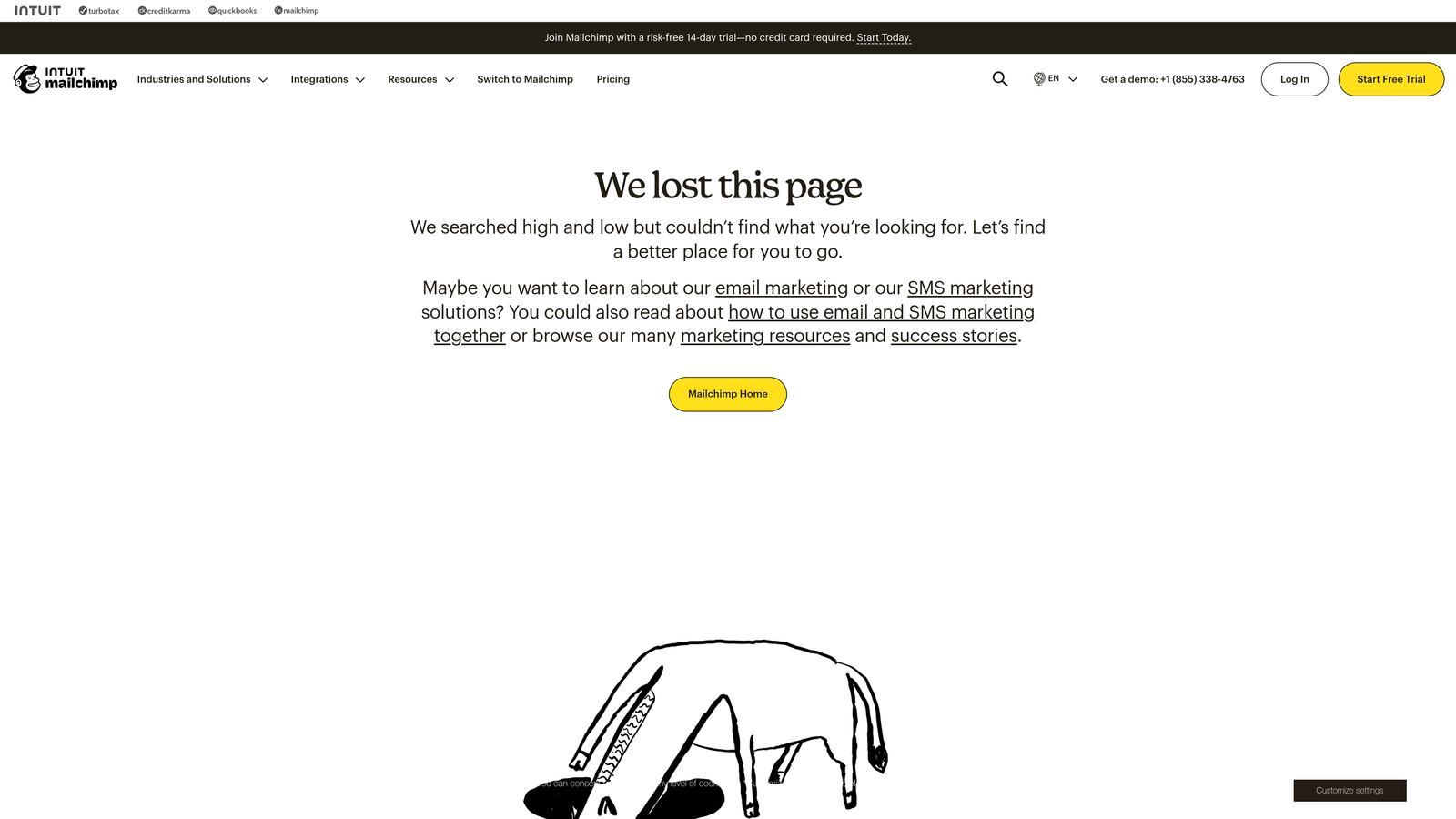Screenshot of Mailchimp Forms website