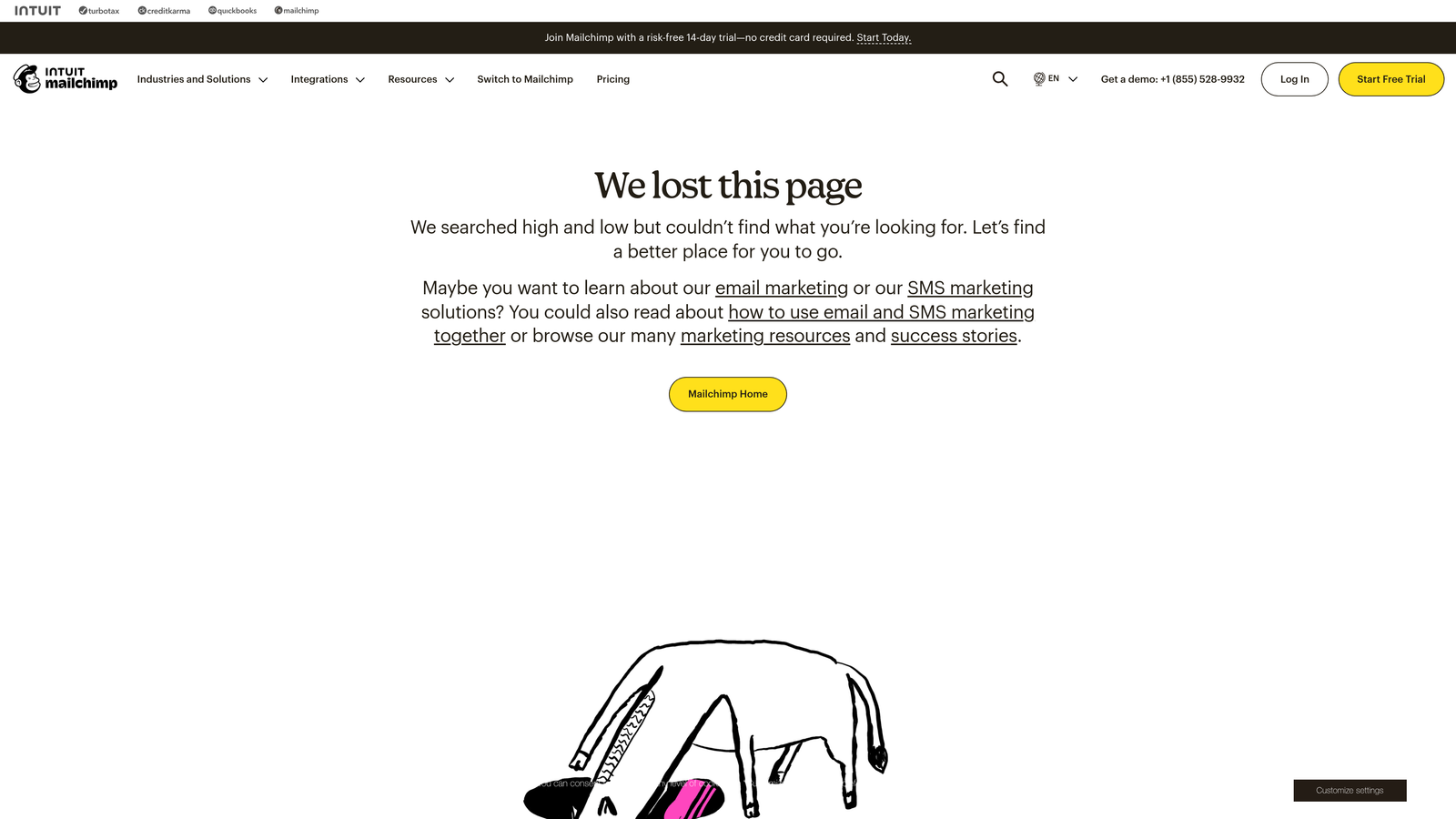 Screenshot of Mailchimp Forms website