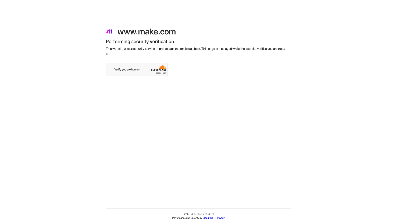 Screenshot of Make website