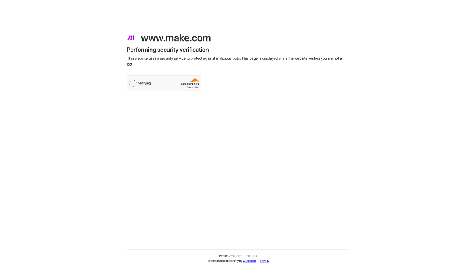 Screenshot of Make website