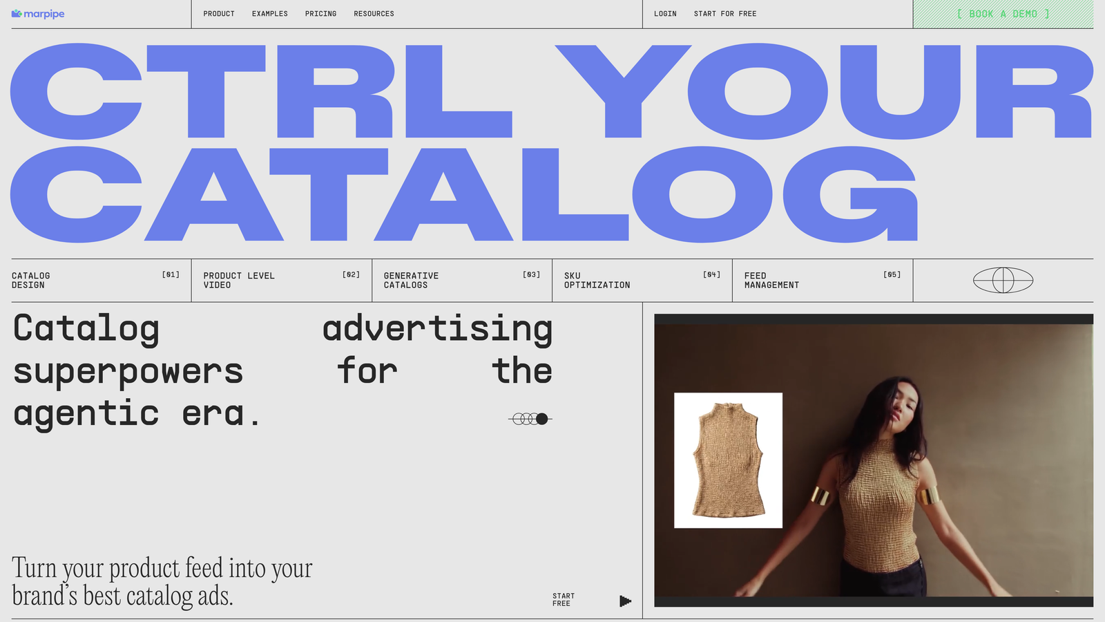 Screenshot of Marpipe website