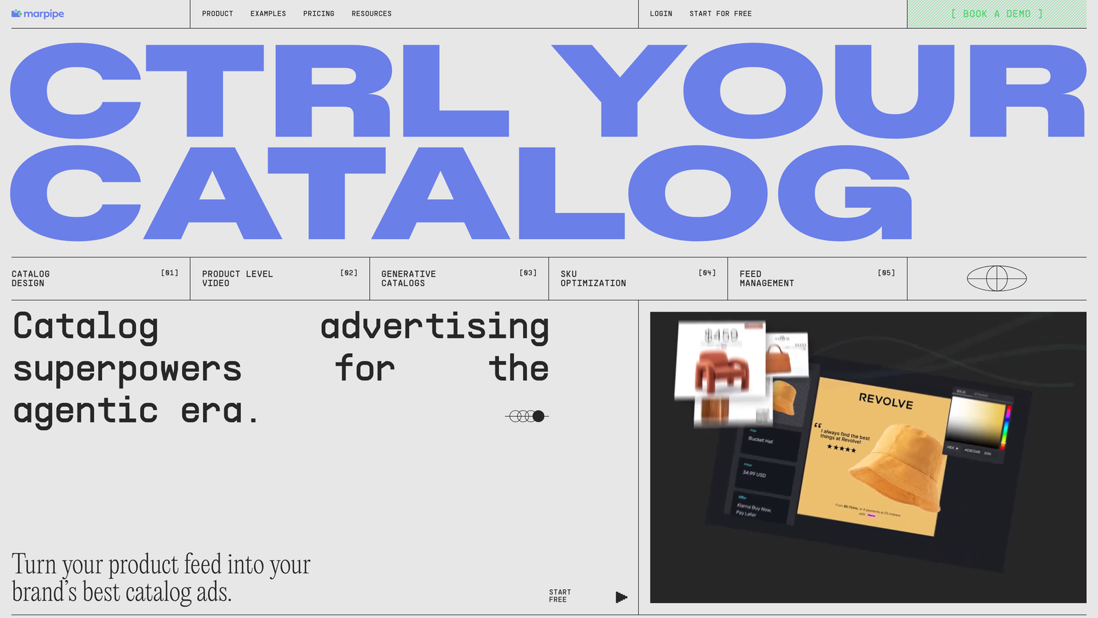 Screenshot of Marpipe website