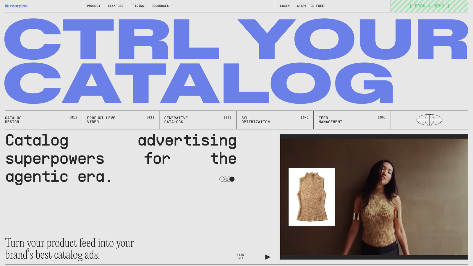 Screenshot of Marpipe website