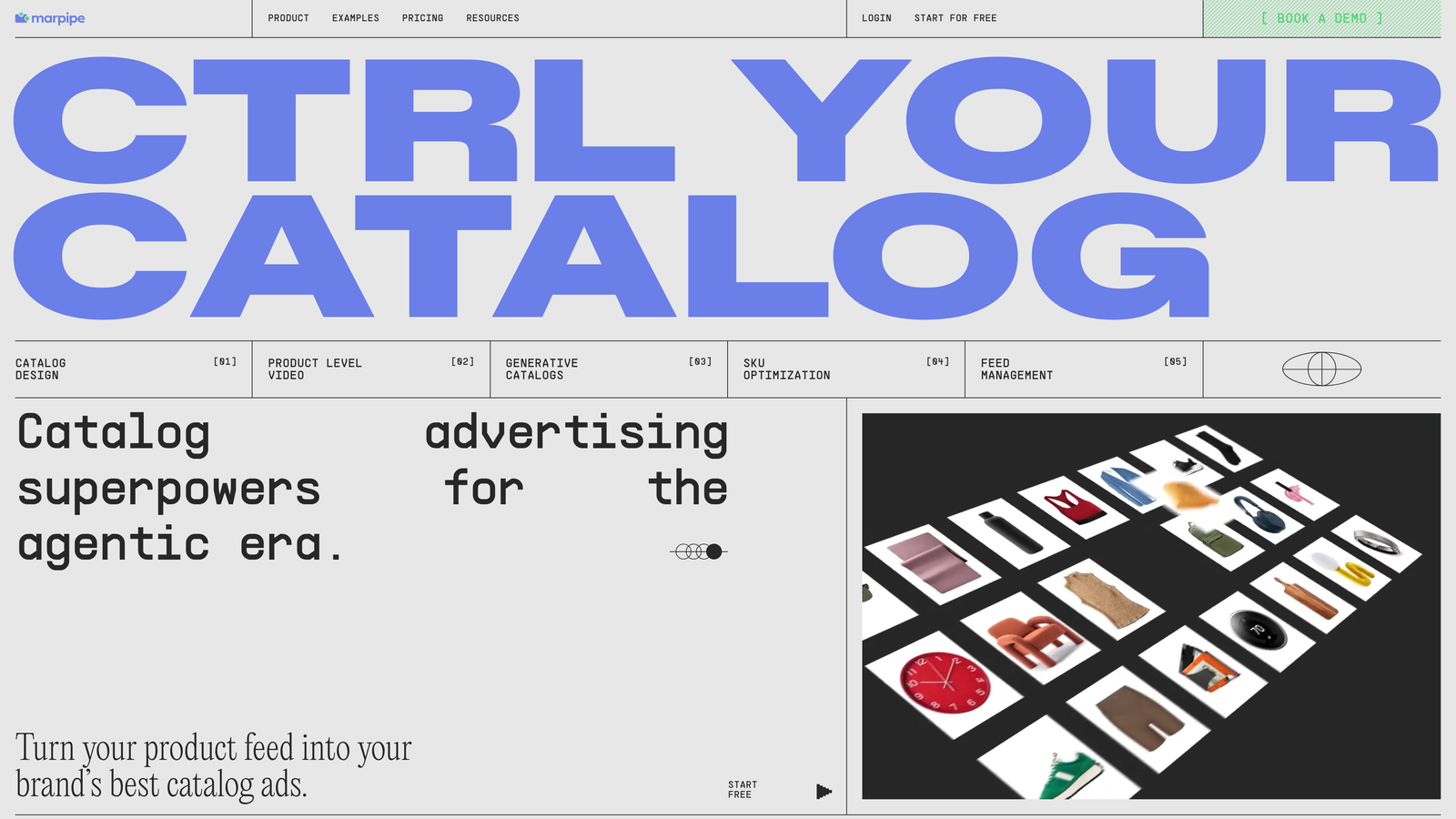 Screenshot of Marpipe website