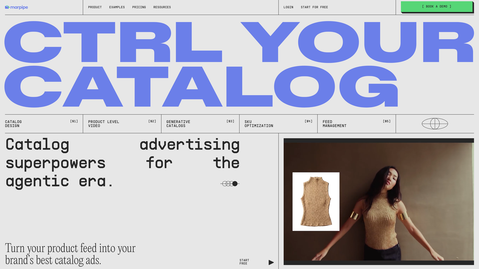 Screenshot of Marpipe website