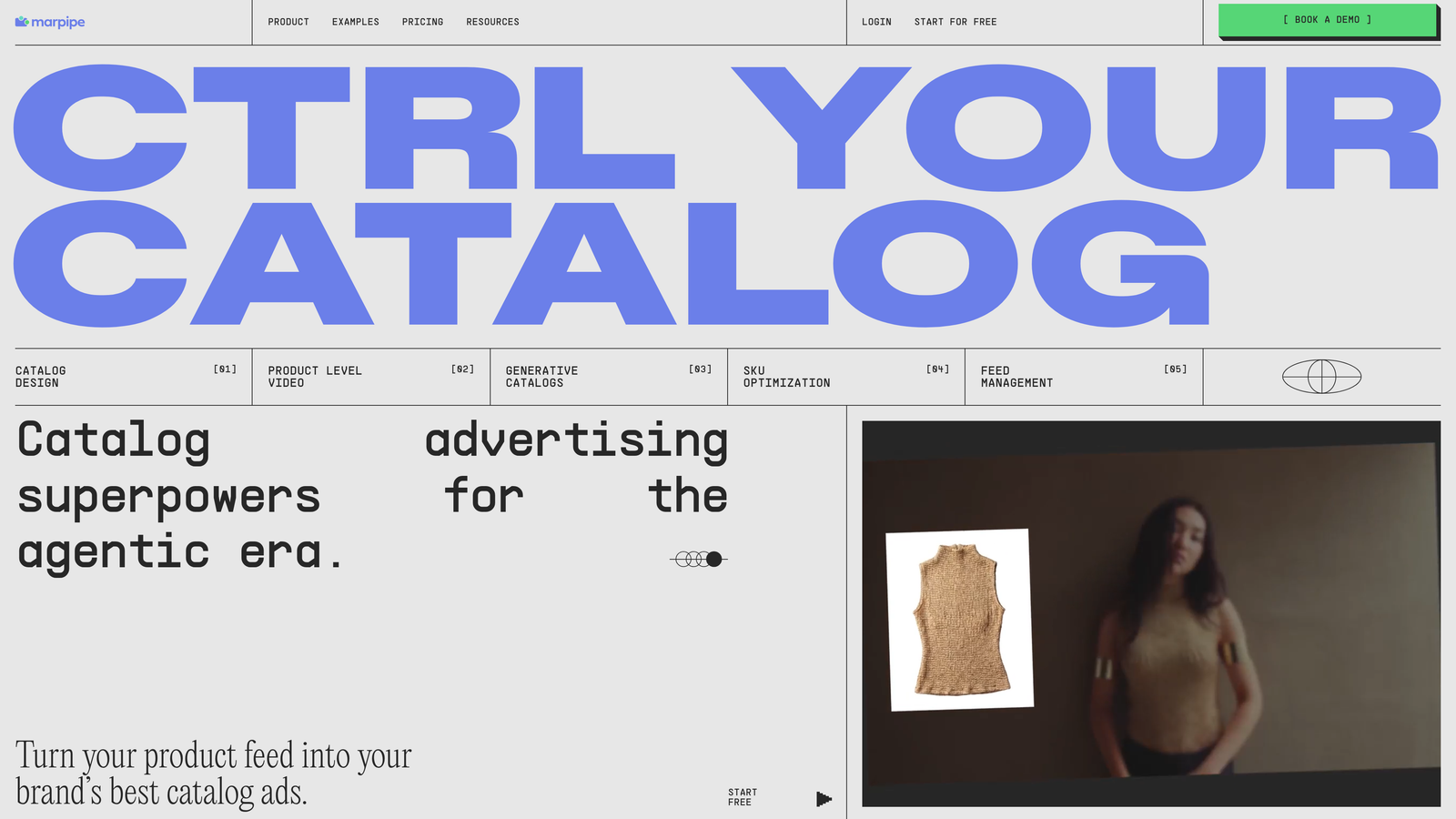 Screenshot of Marpipe website