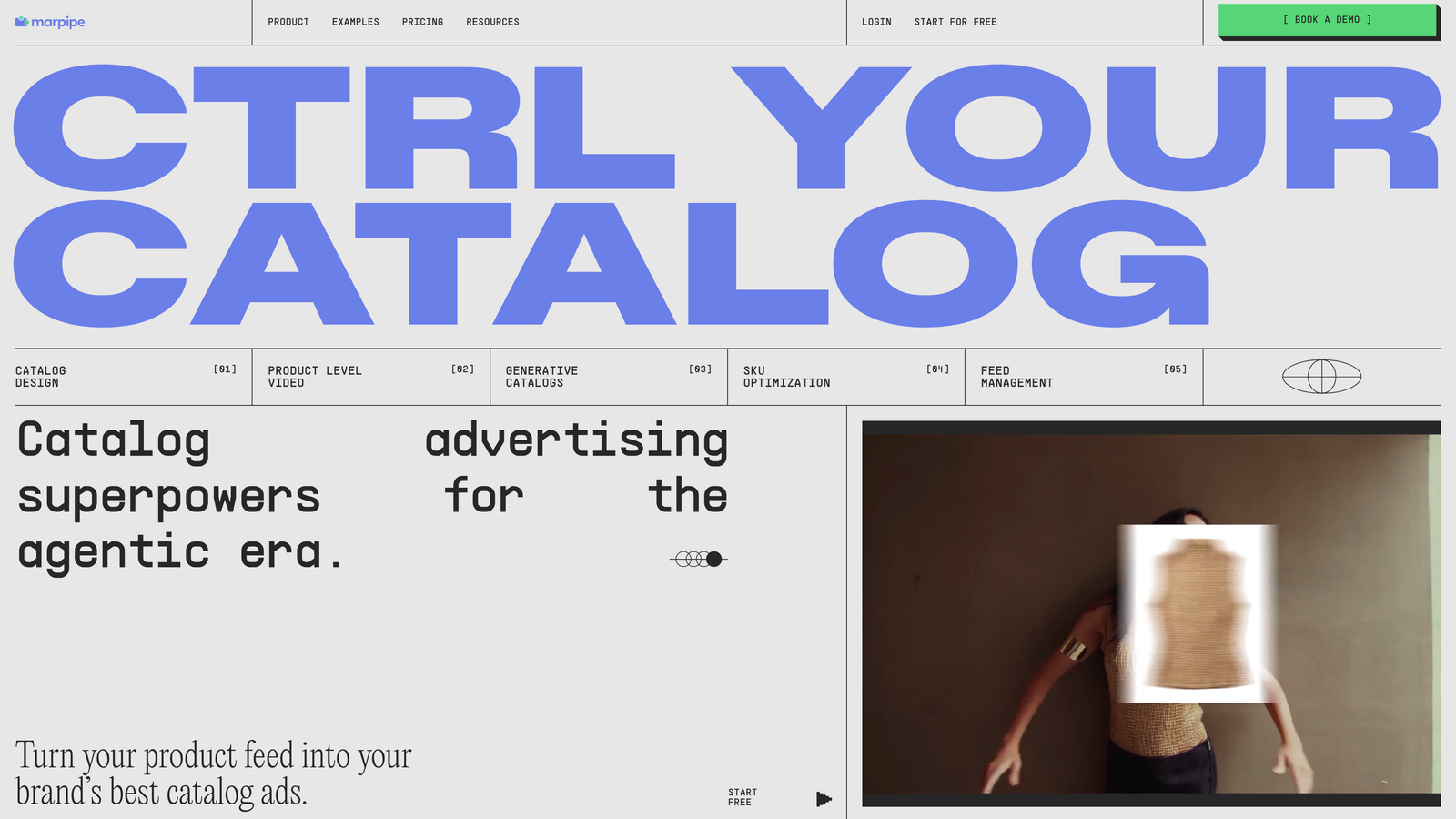 Screenshot of Marpipe website