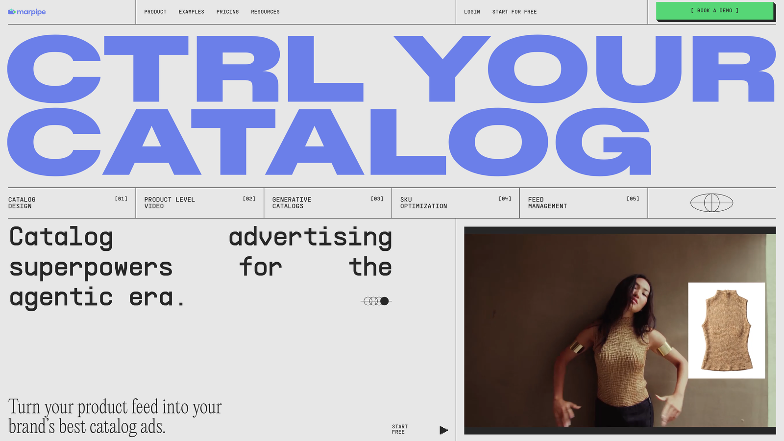 Screenshot of Marpipe website