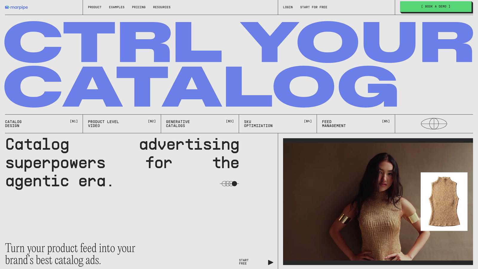 Screenshot of Marpipe website