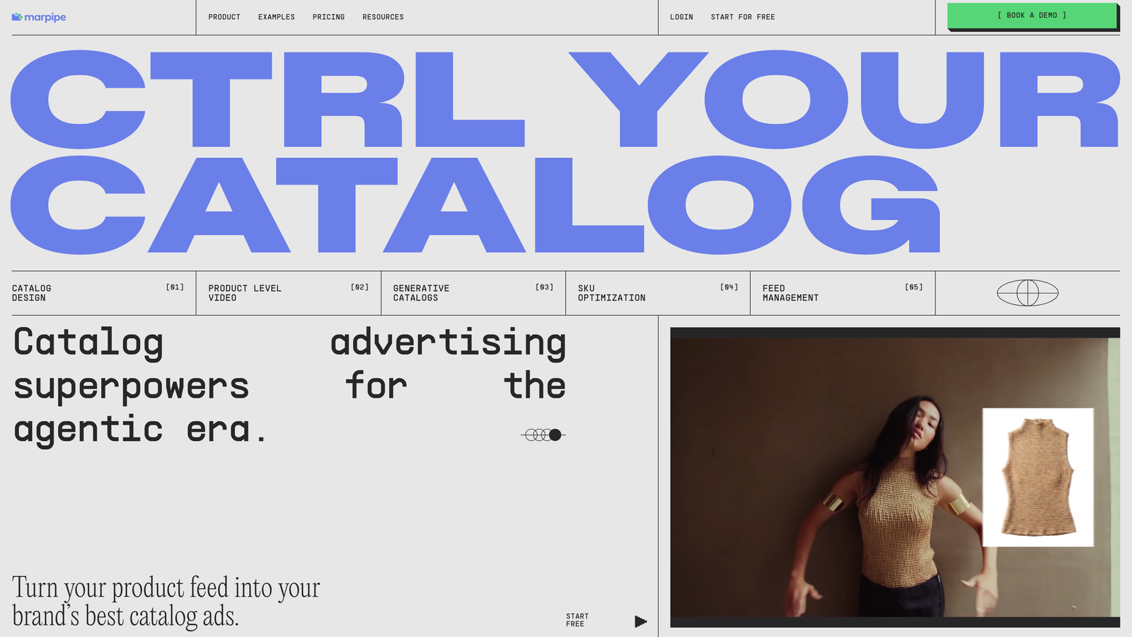 Screenshot of Marpipe website