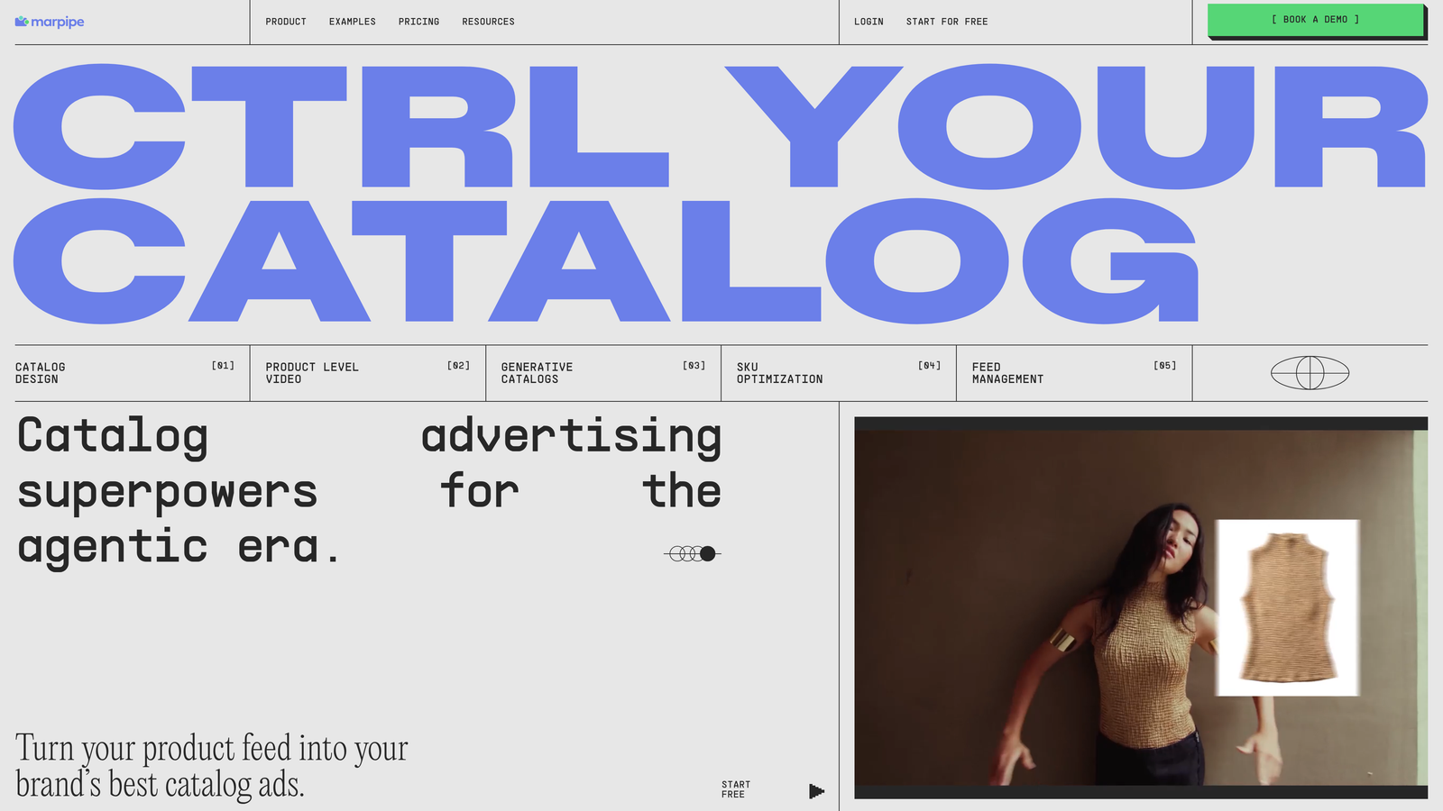 Screenshot of Marpipe website
