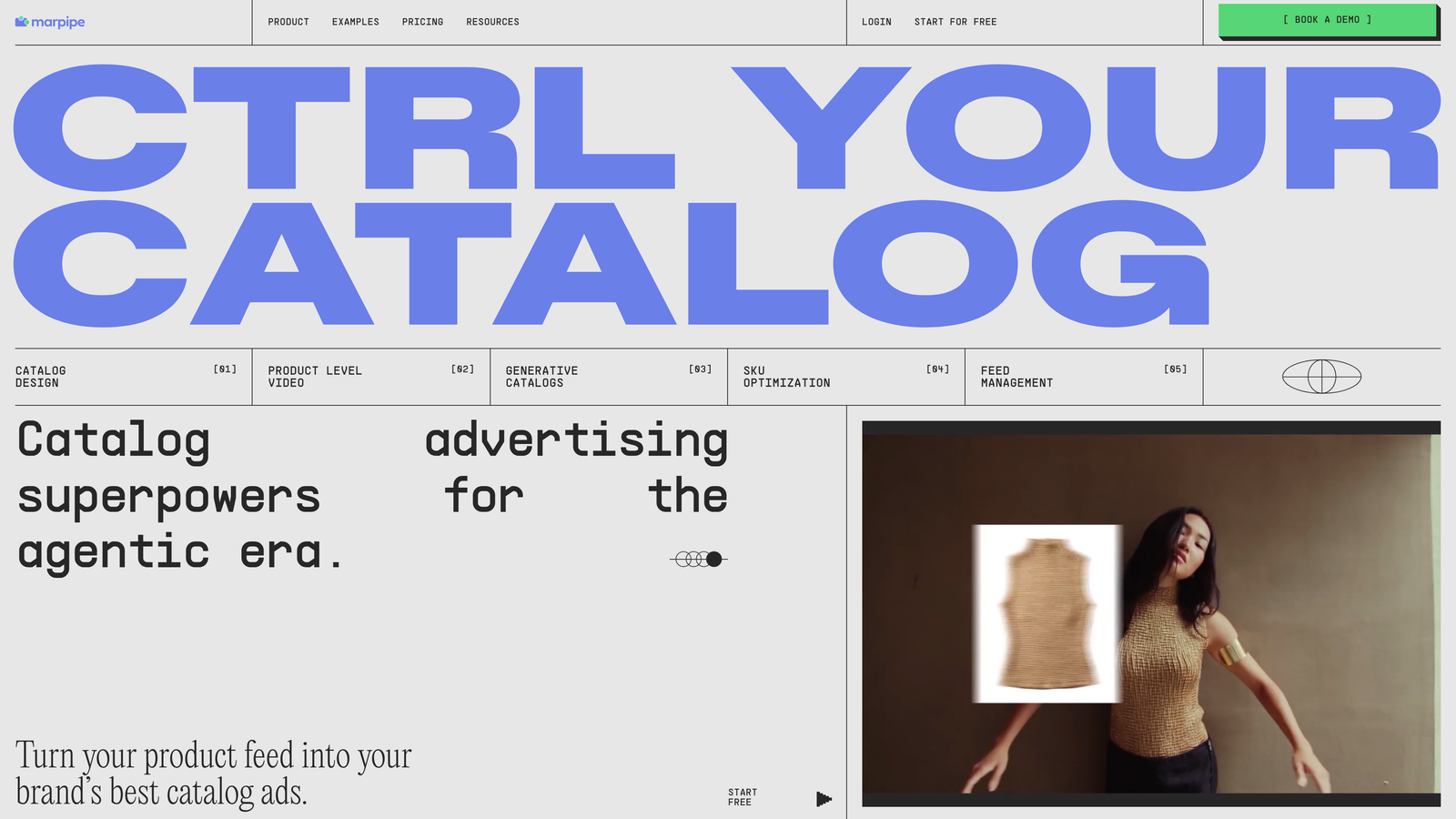 Screenshot of Marpipe website
