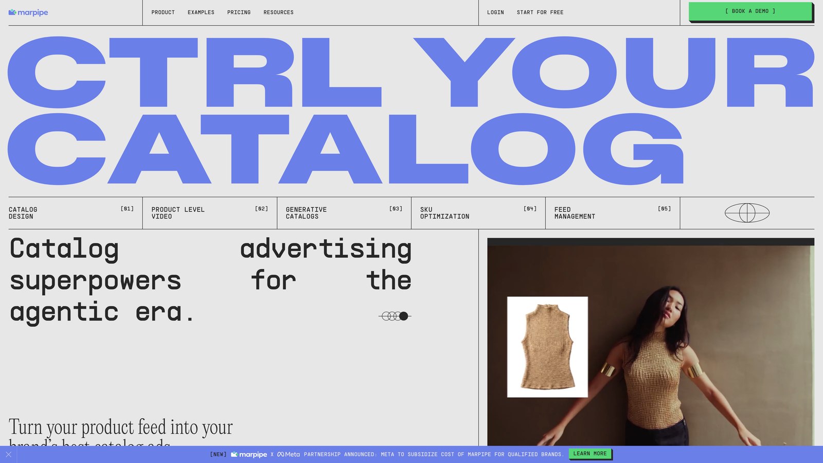 Screenshot of Marpipe website