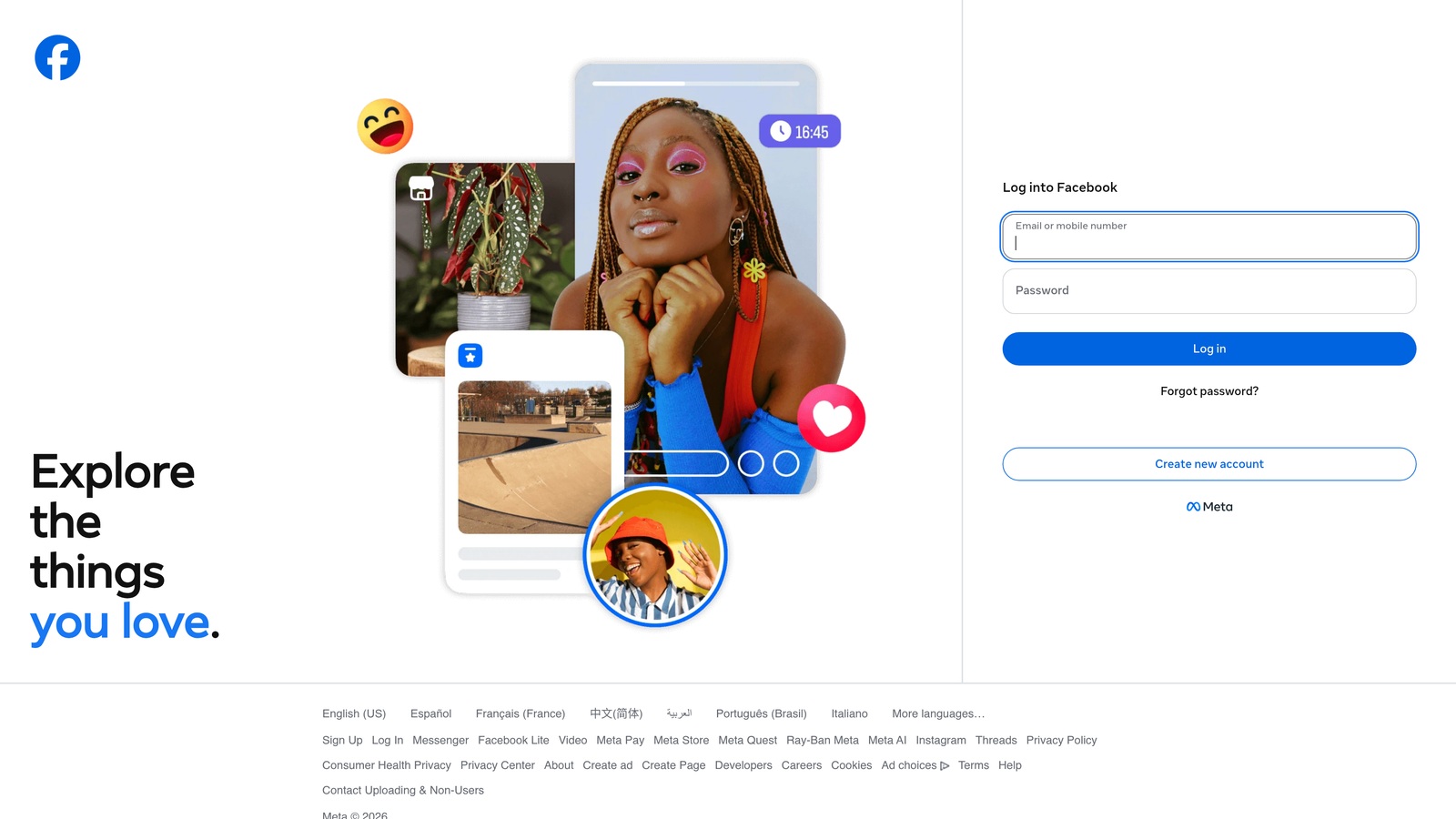 Screenshot of Meta Ads Manager website