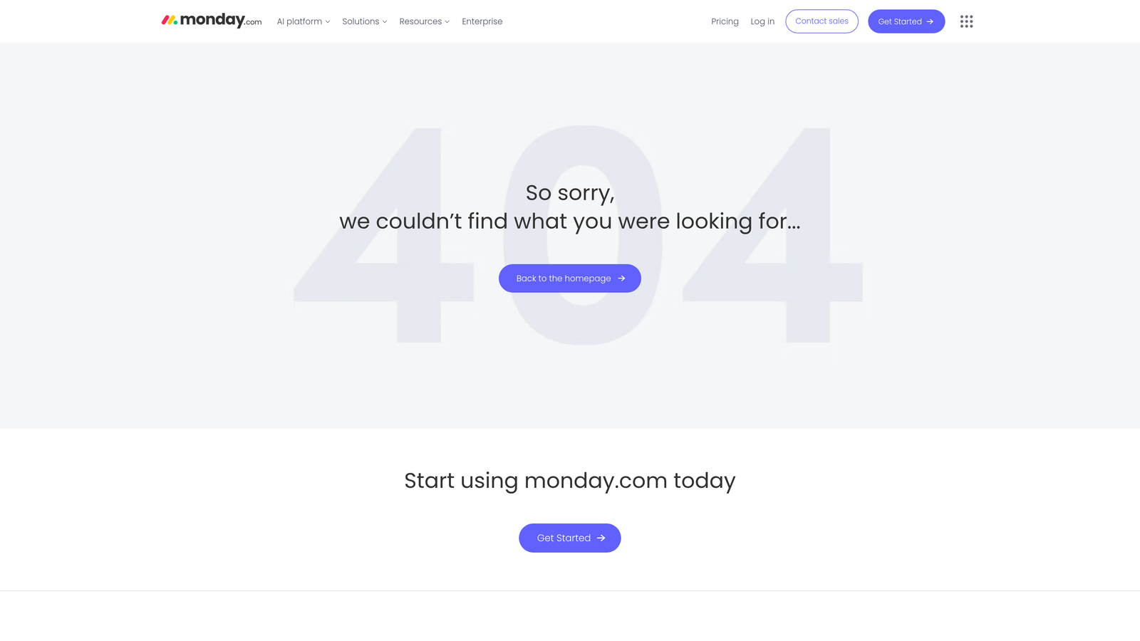 Screenshot of Monday.com WorkForms website