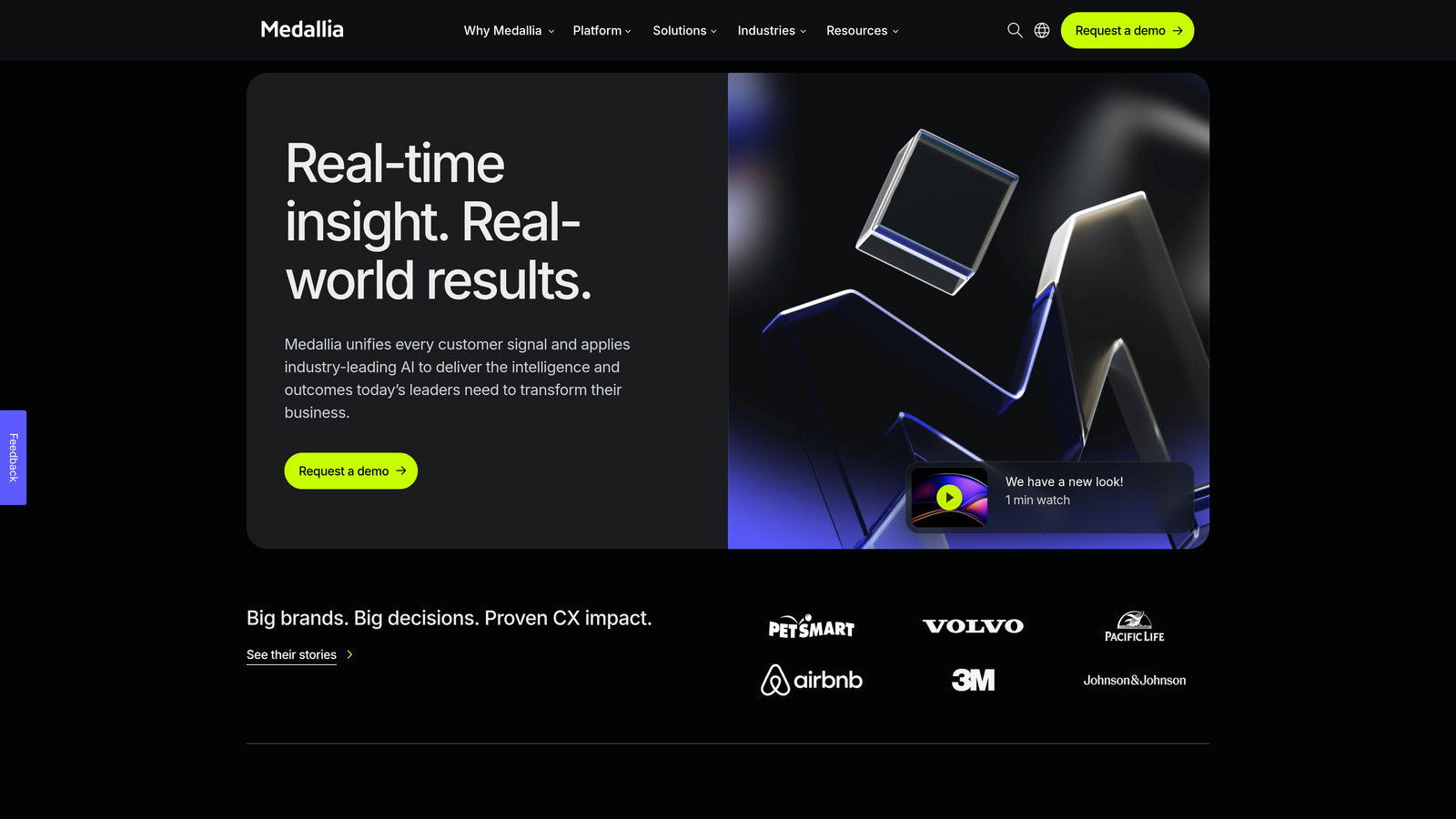 Screenshot of MonkeyLearn website