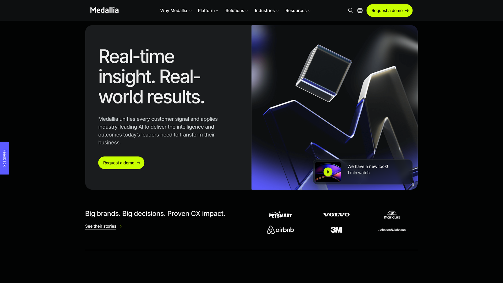 Screenshot of MonkeyLearn website