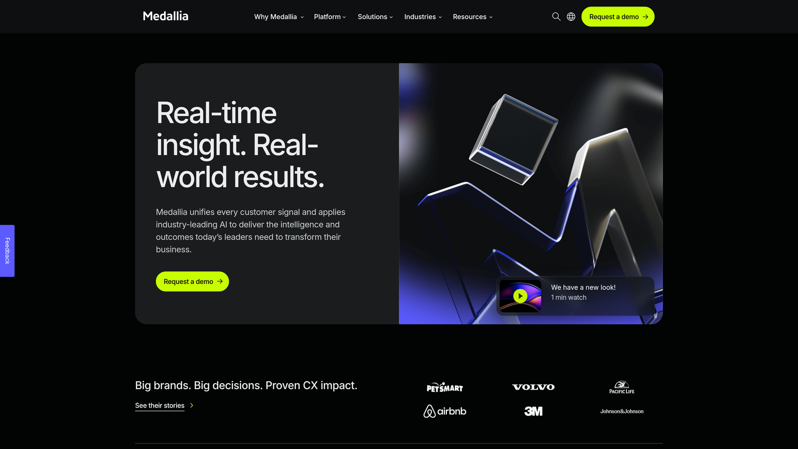 Screenshot of MonkeyLearn website