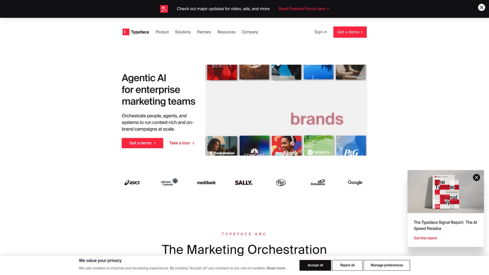 Screenshot of Narrato website