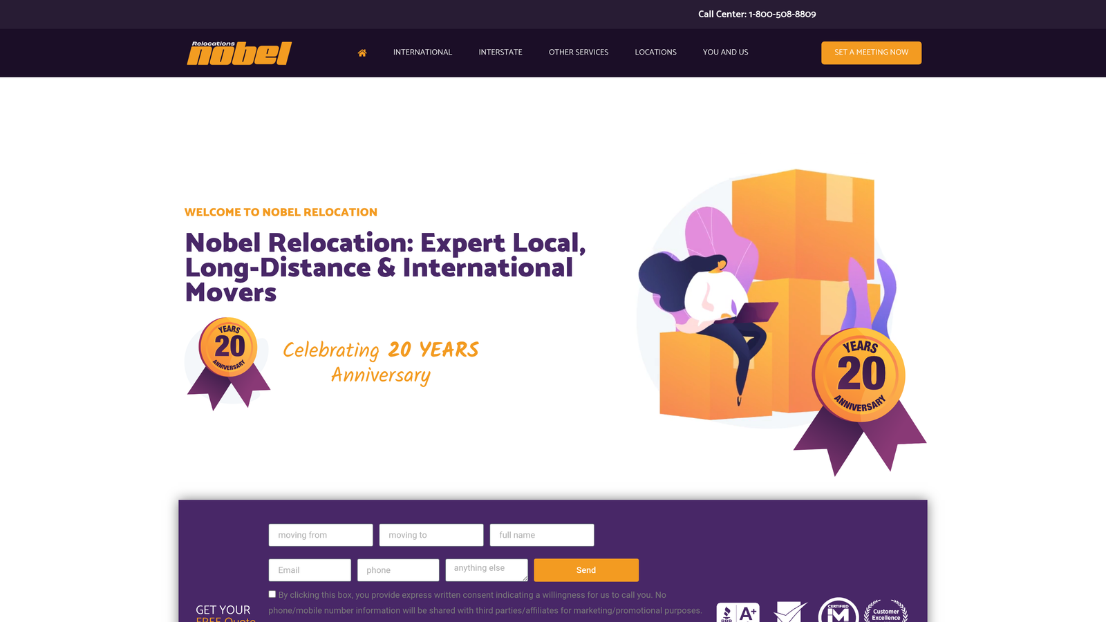 Nobel Relocation Moving & Storage