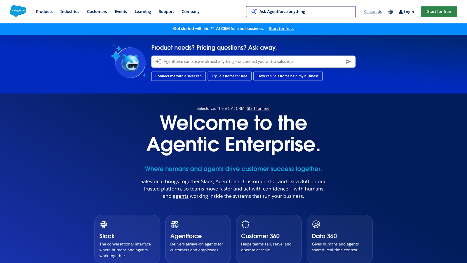 Screenshot of Pardot (Salesforce Marketing Cloud Account Engagement) website