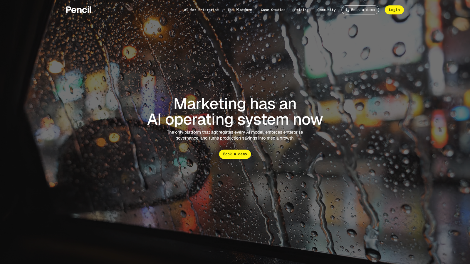 Screenshot of Pencil (by Brandtech) website