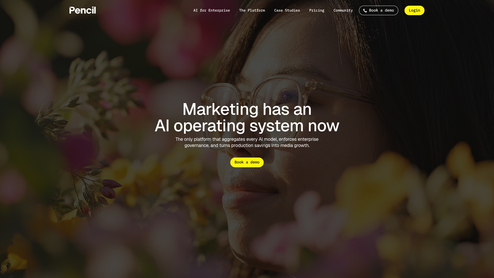 Screenshot of Pencil (by Brandtech) website
