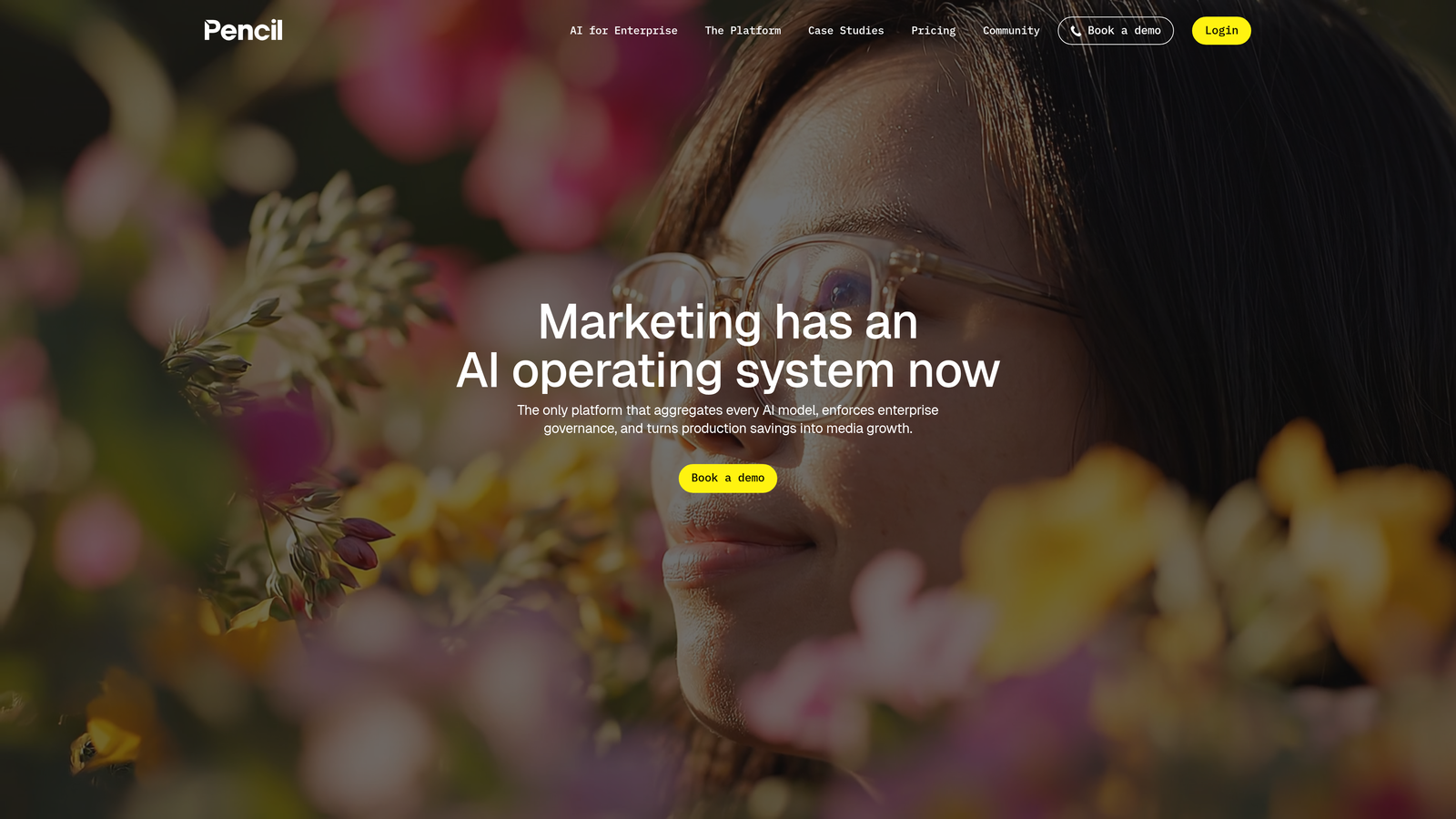 Screenshot of Pencil (by Brandtech) website