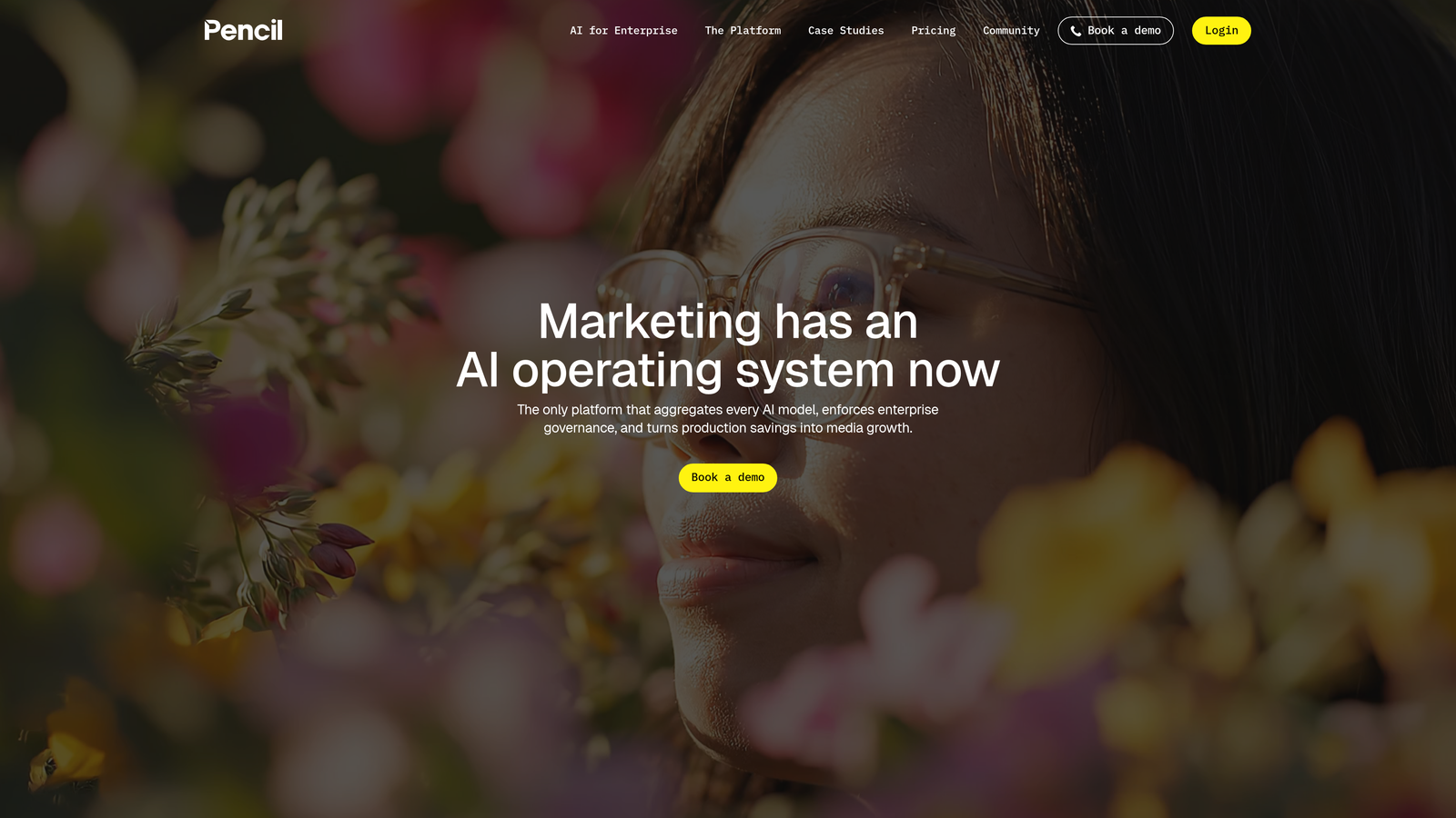 Screenshot of Pencil (by Waymark) website