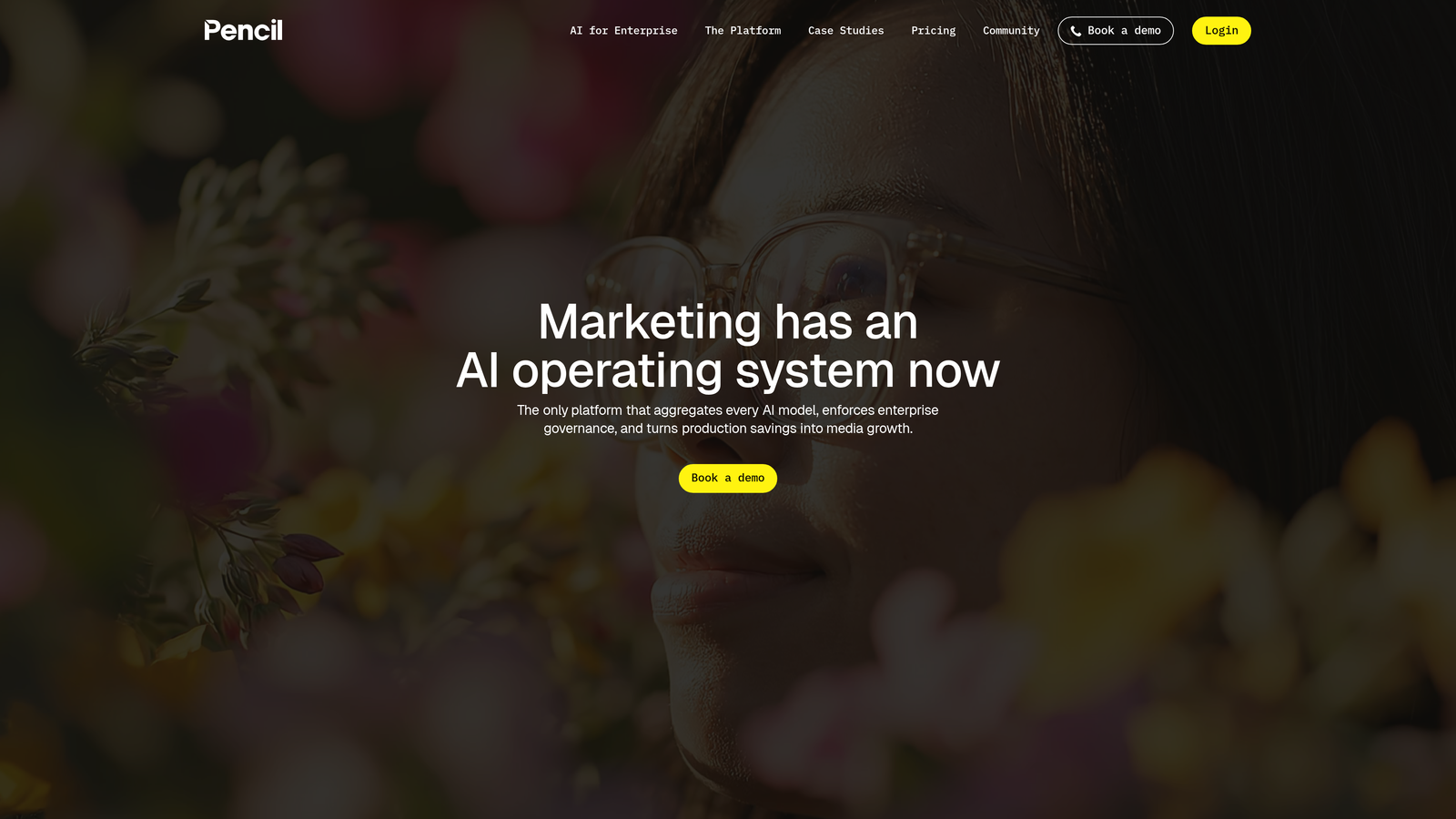 Screenshot of Pencil website