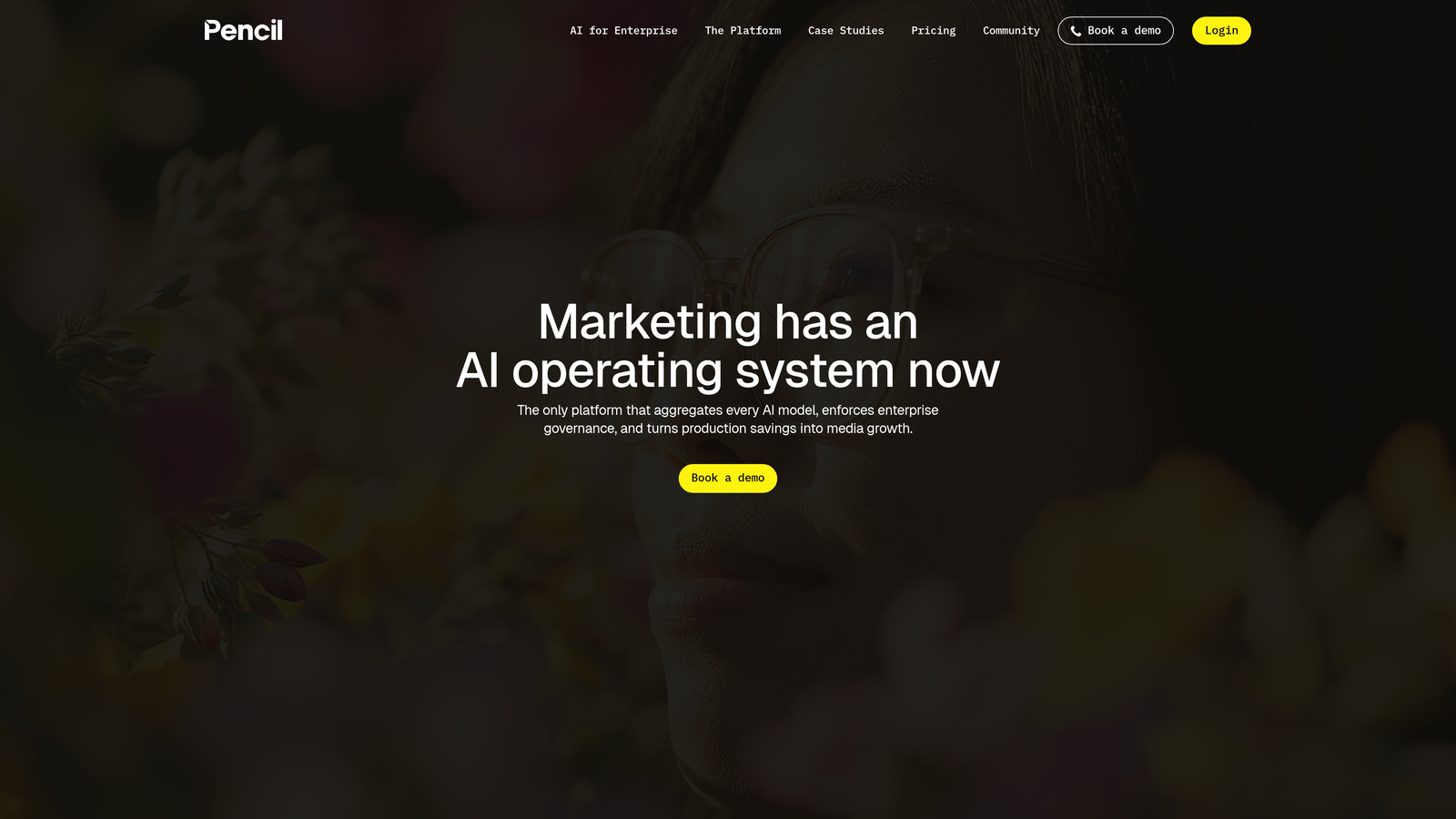 Screenshot of Pencil website