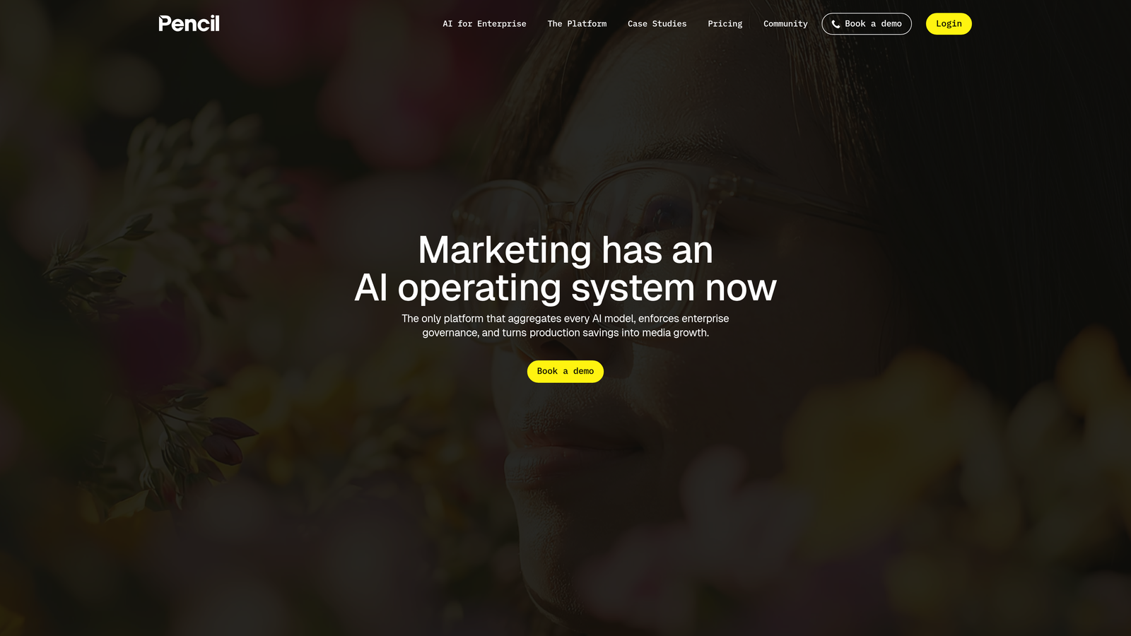 Screenshot of Pencil website