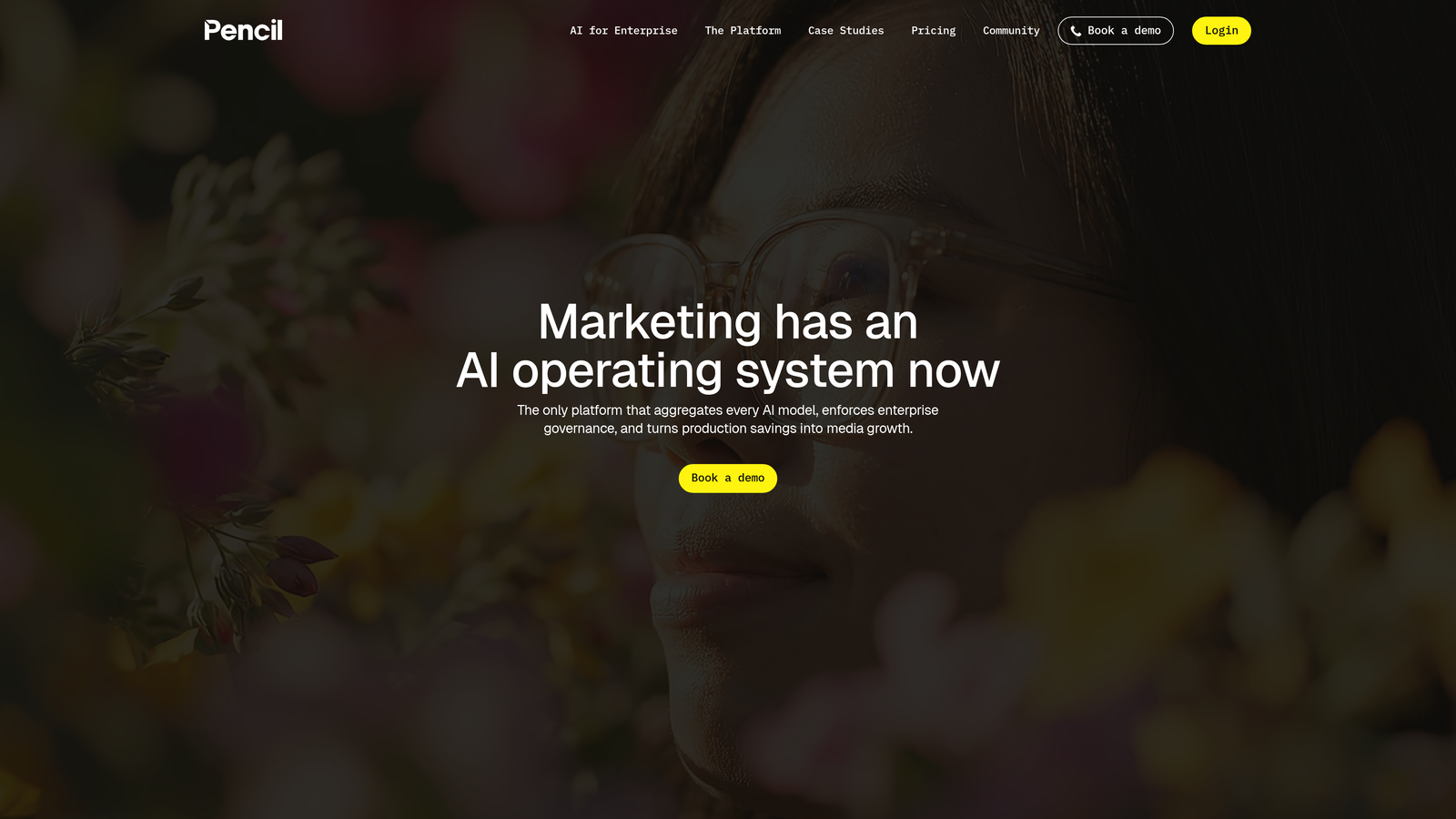 Screenshot of Pencil website