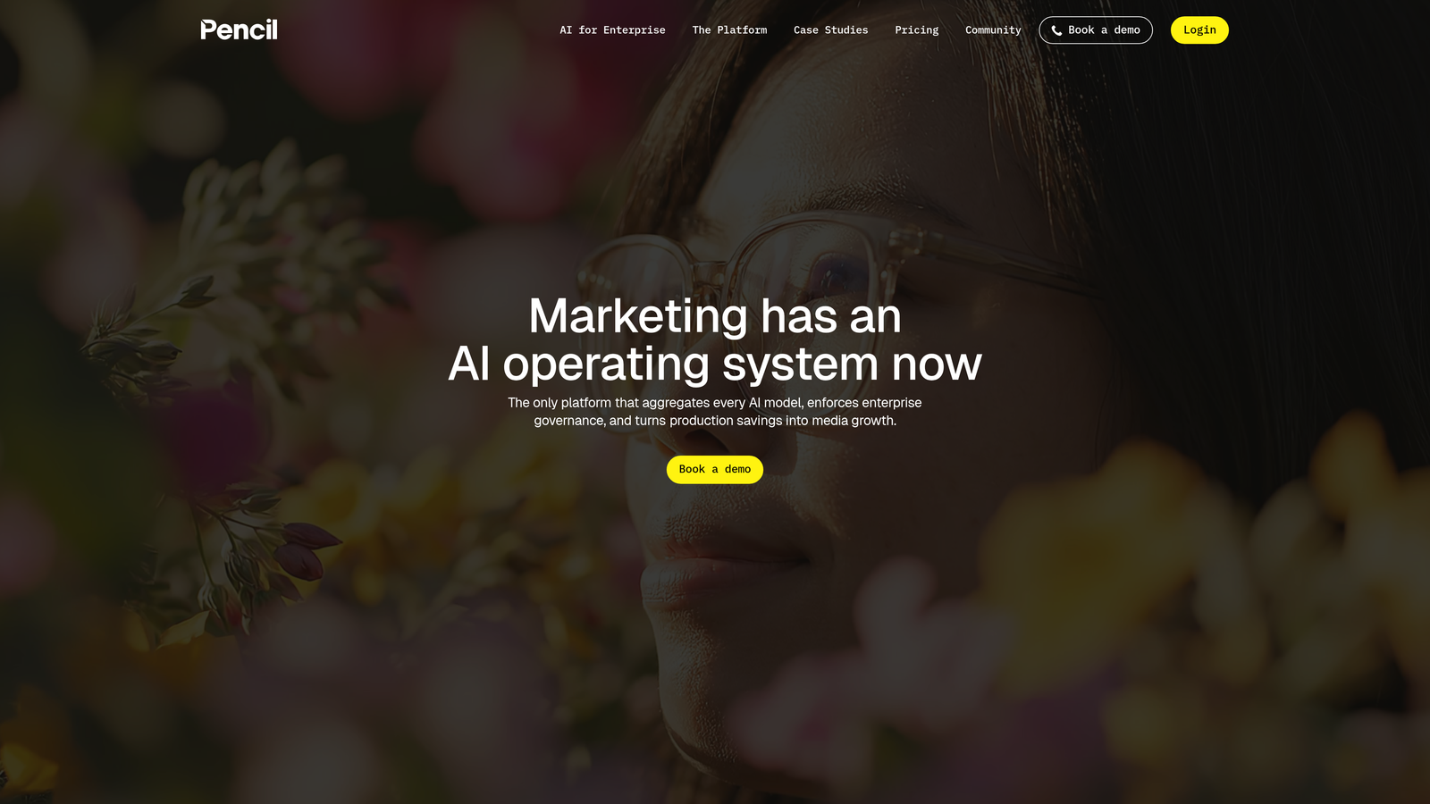 Screenshot of Pencil website