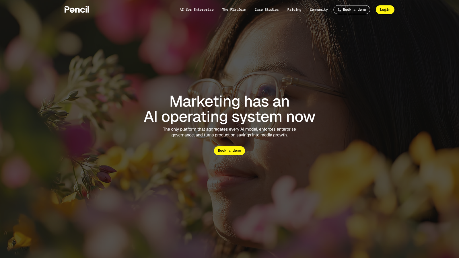 Screenshot of Pencil website