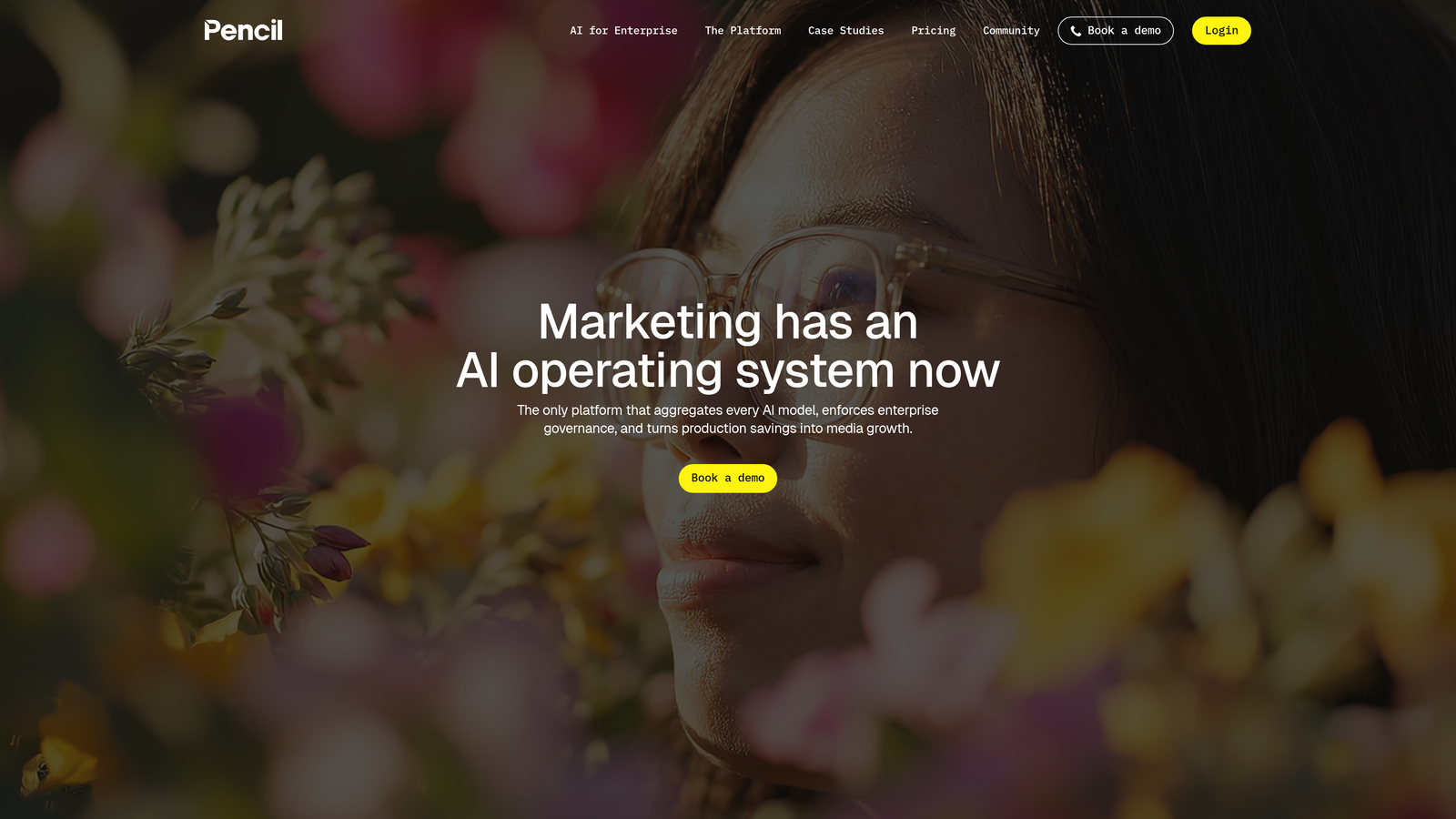 Screenshot of Pencil website