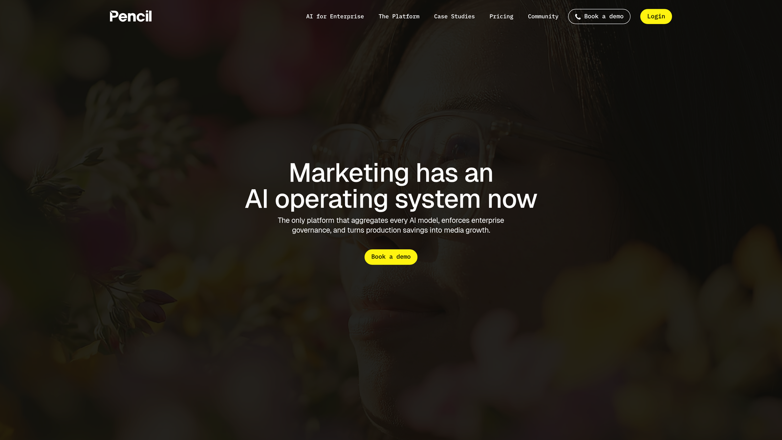 Screenshot of Pencil website