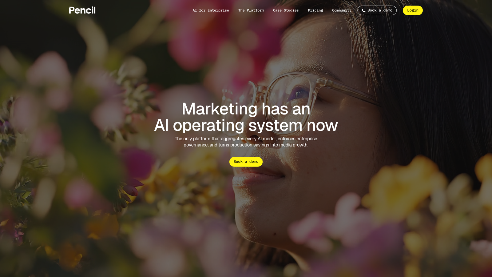 Screenshot of Pencil website