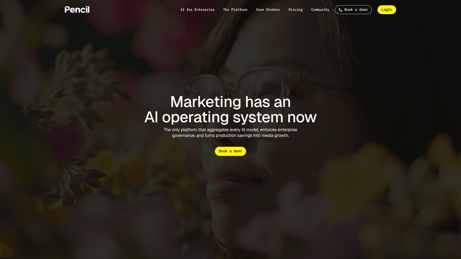 Screenshot of Pencil website