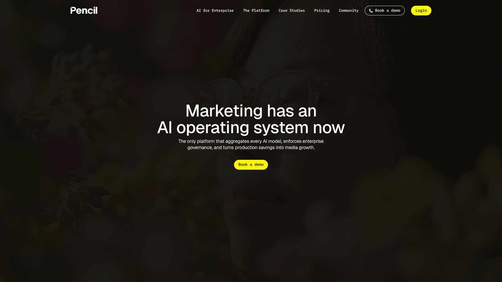 Screenshot of Pencil website