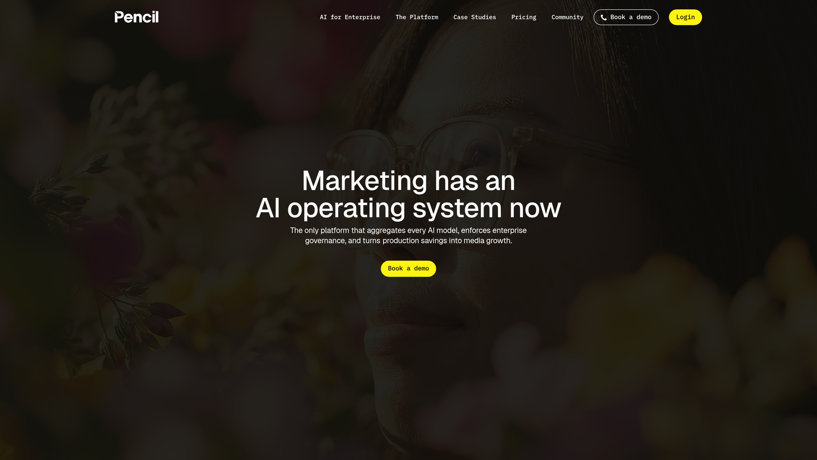 Screenshot of Pencil website