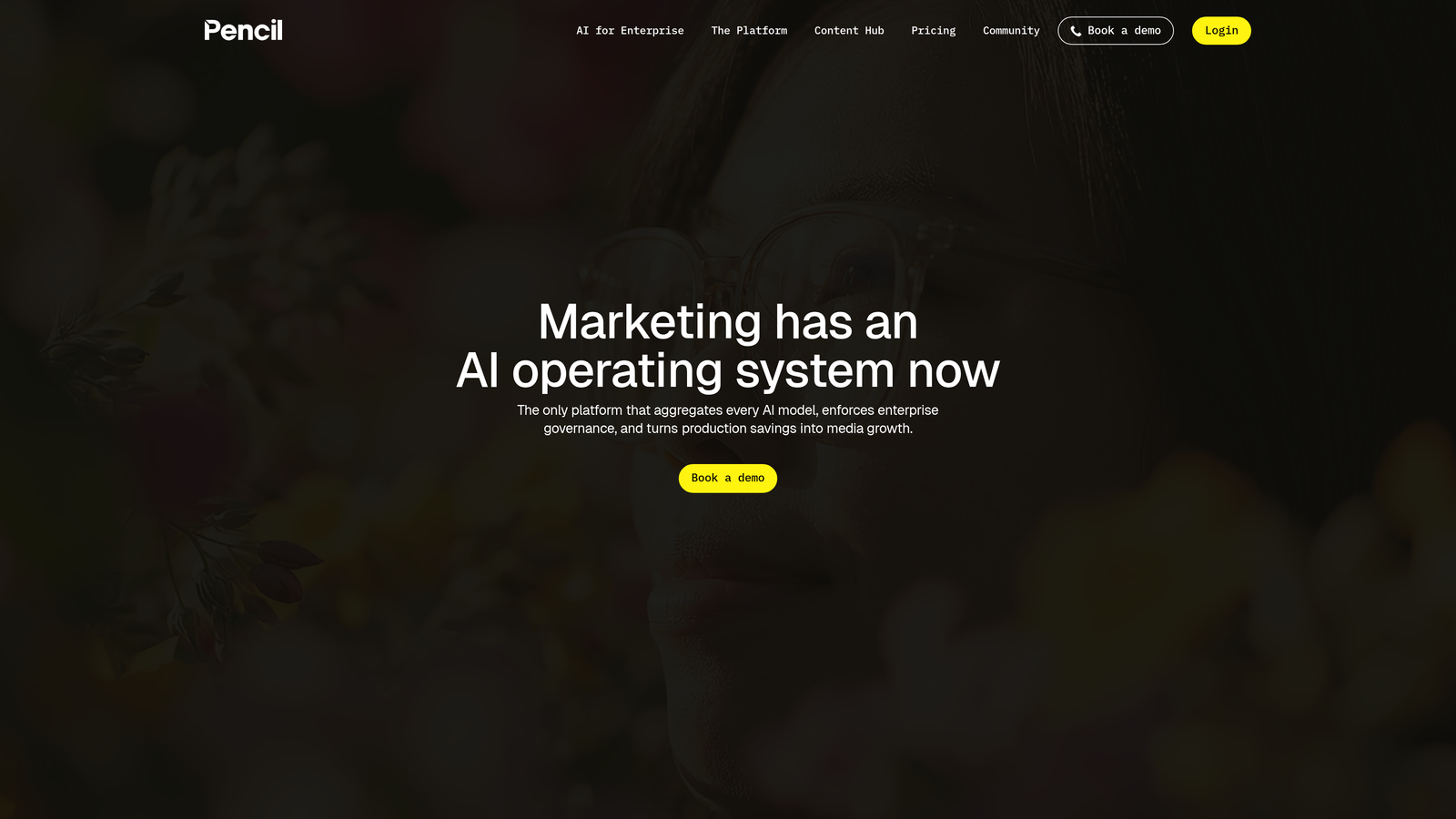Screenshot of Pencil website