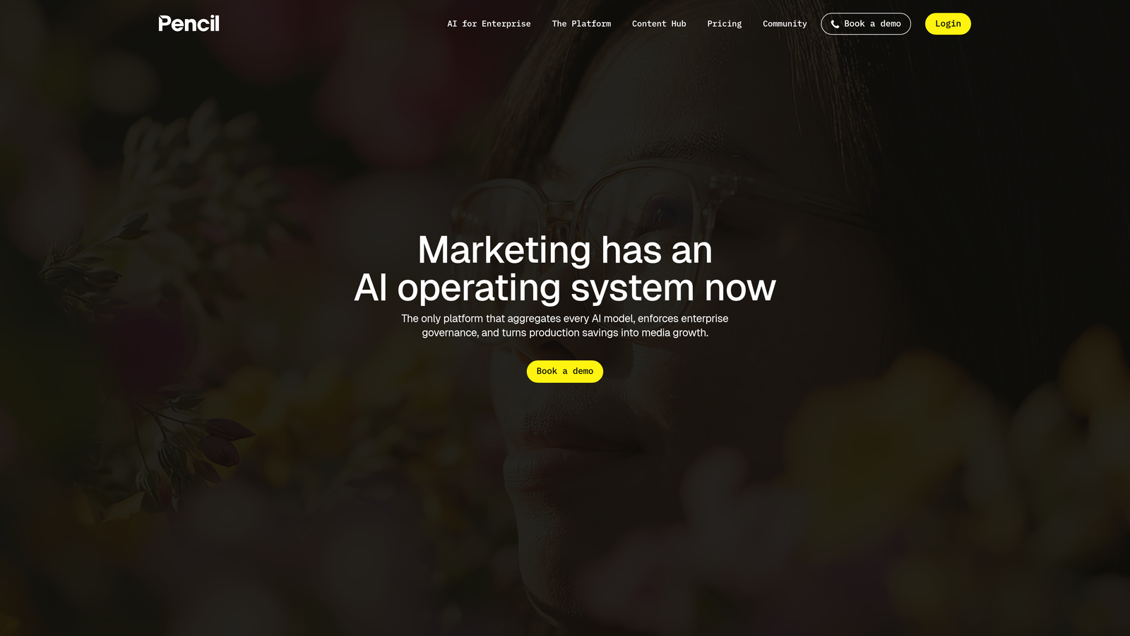 Screenshot of Pencil website