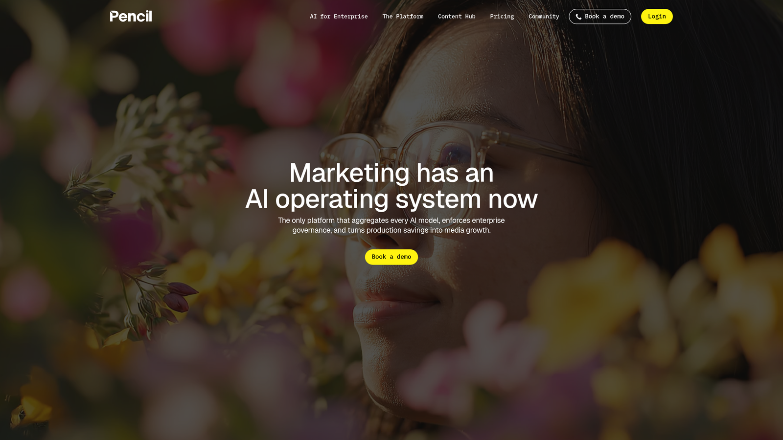 Screenshot of Pencil website