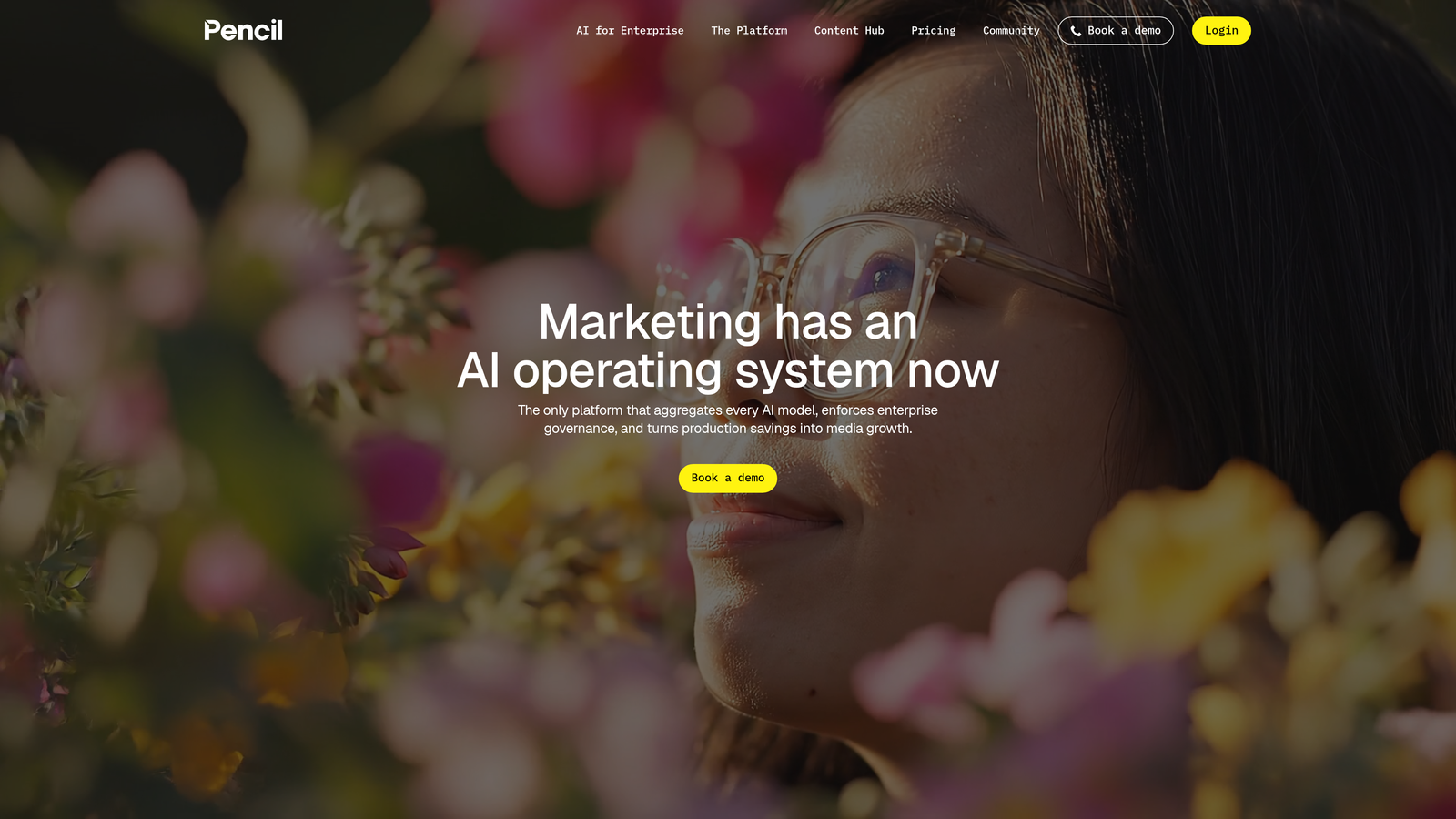 Screenshot of Pencil website